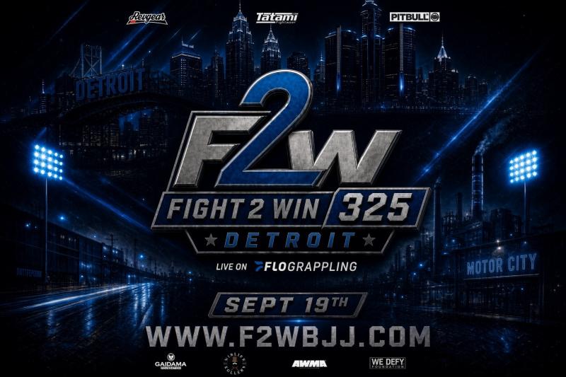 Fight 2 Win 325: Detroit official event poster