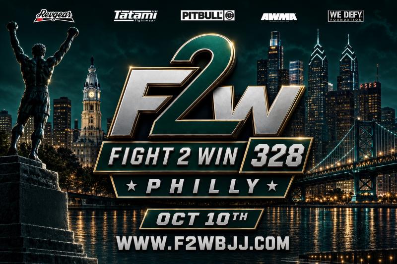 Fight 2 Win 328: Philadelphia official event poster