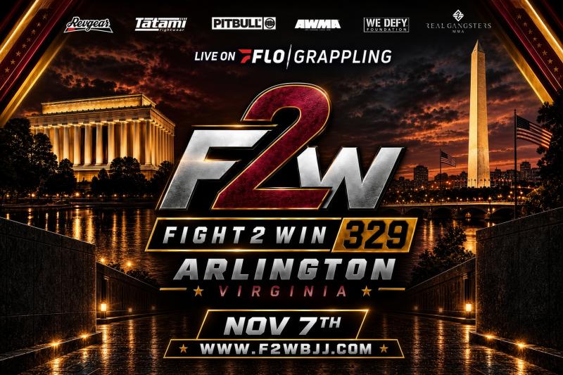 Fight 2 Win 329: Arlington, VA official event poster