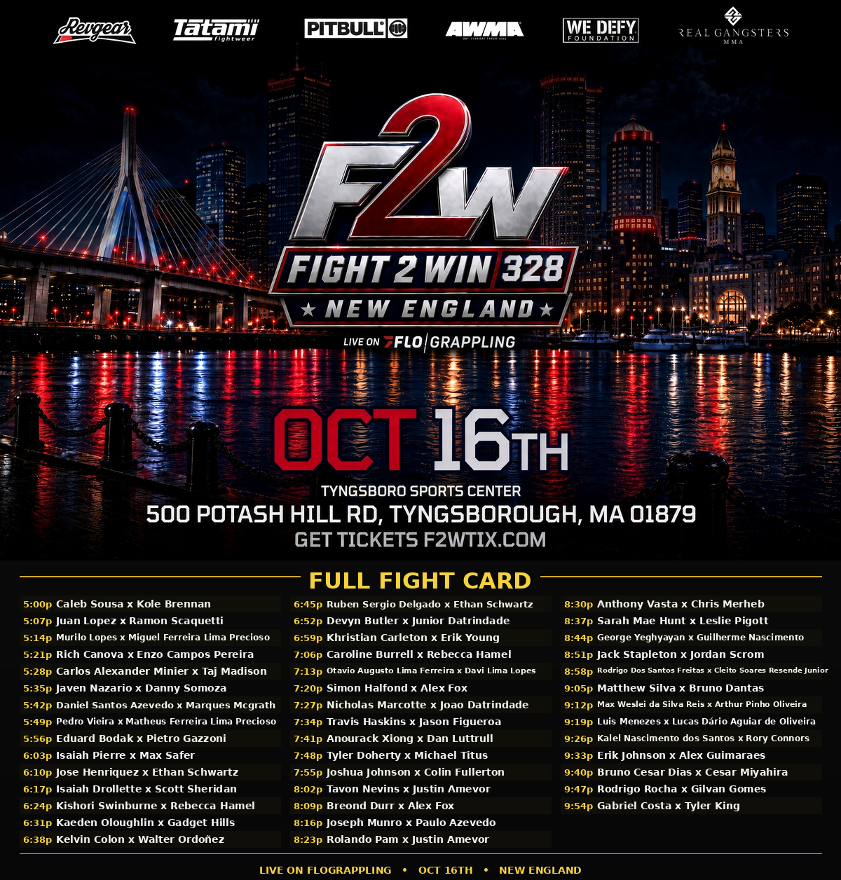 Fight Card