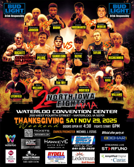 North Iowa Fights MMA 22 - 11/29