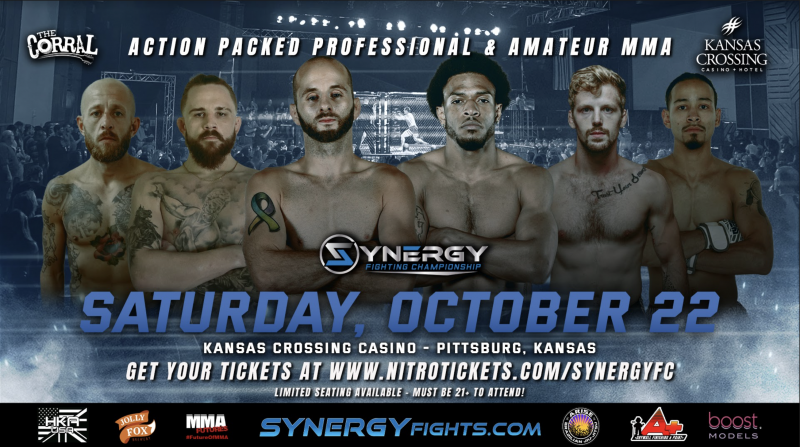 Synergy FC: (21+) Fight Night at the Kansas Crossing Casino