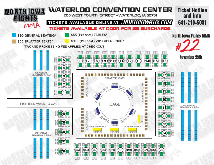 North Iowa Fights MMA 22 - 11/29